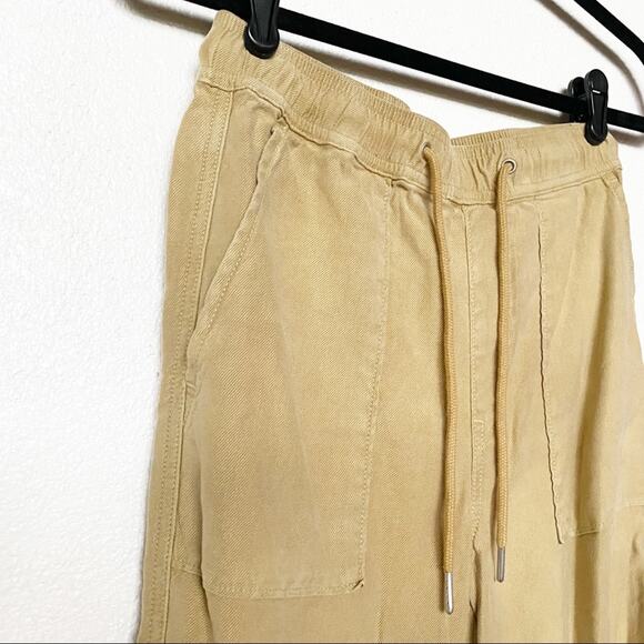 Hudson Elastic Waist Tan Jogger Pants Size Small - Picture 3 of 6